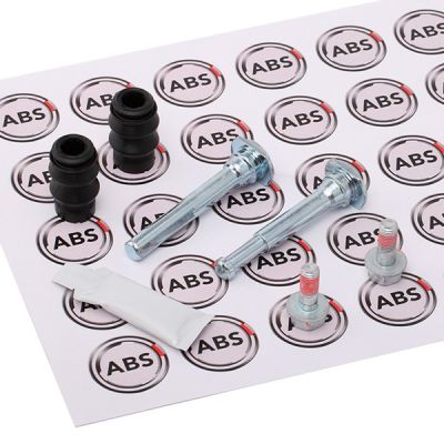 A.B.S. Ohjaustappi Ruuveilla 55073 Ohjainhylsysarja, Jarrusatula VW,AUDI,MERCEDES-BENZ,TOURAN (1T1, 1T2),GOLF VI (5K1)