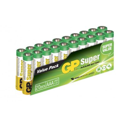 AAA-paristo GP Super Alkaline, 20 kpl