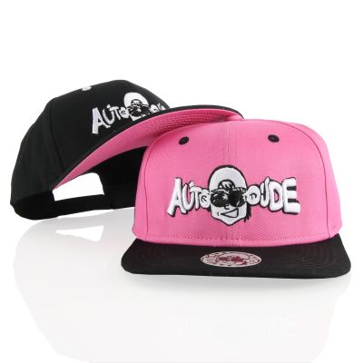 AUTODUDE® SnapBack CAP -lippalakki, Aikuisten - Pinkki