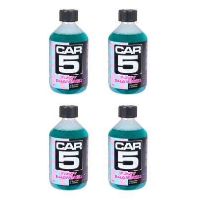 Autoshampoo CAR5 Fizzy Shampoo, 4 x 500 ml