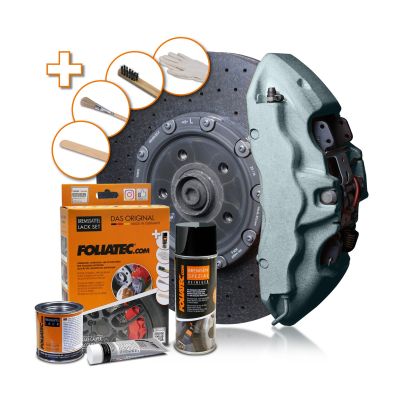 Jarrusatulan maalaussetti Foliatec, Marina Bay Silver Metallic