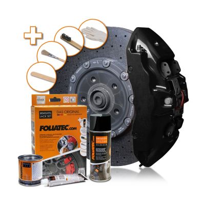 Jarrusatulan maalaussetti Foliatec, Midnight Black