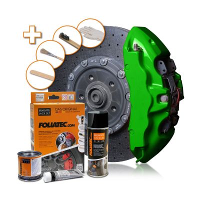 Jarrusatulan maalaussetti Foliatec, Power Green