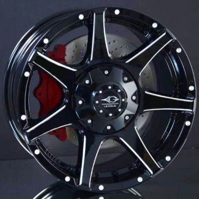 LEAGUE M692 GLOSS BLACK/POLISHED 9X18