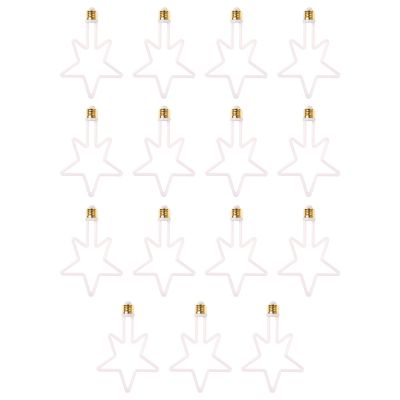 LED-lamppu AGGE Carnival E27, 8W, Star, 15 kpl