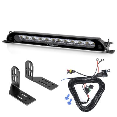 Lisävalo Lazer Linear 12 Elite - Suora / 38 cm / 84W / Ref. 37.5, 1 kpl - Täydellinen setti (Päätykiinnitys)