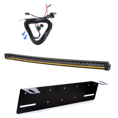 Lisävalo Purelux Black X-Slim C800 Gen2 - Kaareva / 80 cm / 165W / Ref. 40, 1 kpl - Täydellinen setti