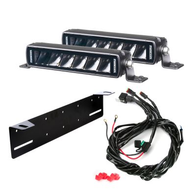 Lisävalo Purelux Black X-Slim S180 - Suora / 18 cm / 30W / Ref. 25, 2 kpl - Täydellinen setti