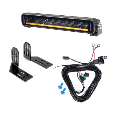 Lisävalo Purelux Black X-Slim S250 Gen2 - Straight / 25 cm / 45W / Ref. 20, 1 kpl - Täydellinen setti (Päätykiinnitys)