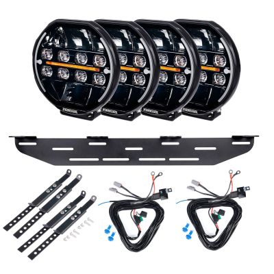 Lisävalo Purelux Heat 7200 - Pyöreä / 18 cm / 135W / Ref. 25, 4 kpl - Täydellinen setti