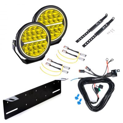 Lisävalo Strands Siberia Bush Ranger 7 - Pyöreä / 18 cm / 80W, 2 kpl - Täydellinen setti