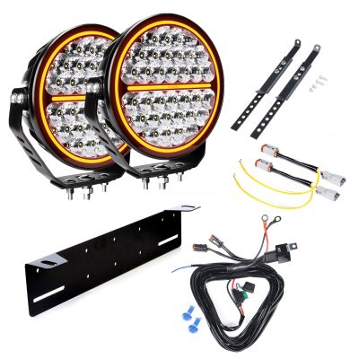 Lisävalo Strands Siberia Night Ranger 9 - Pyöreä / 23 cm / 170W / Ref. 30, 2 kpl - Täydellinen setti