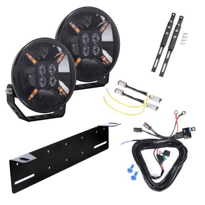 Lisävalo Swedstuff LDL-01 - Pyöreä / 22 cm / 120W / Ref. 45, 2 kpl - Täydellinen setti