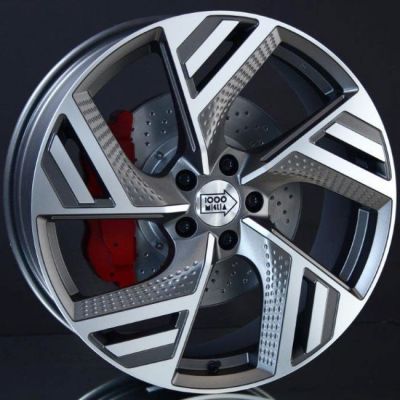 MILLE MIGLIA MIGLIA MME-5 DULL ANTHRACITE/POLISHED 8X20