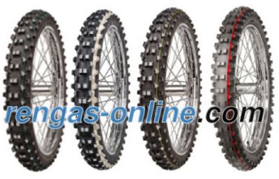 Mitas C-19 ( 80/100-21 TT 51R kumiseos Interm. Terrain, etupyörä, rot )