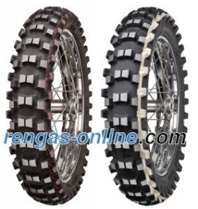 Mitas C-20 ( 120/90-18 RF TT 65R takapyörä, Rennreifen (kumiseos) Hard Terrain, rot )