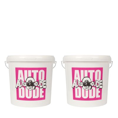 Pesuämpäri AUTODUDE, 10,8 l + Kansi, 2 kpl (Sis. Kannet)