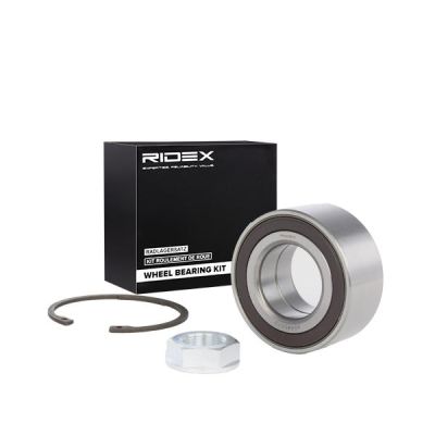 RIDEX Pyöränlaakerit etuakseli molemminpuoleinen 654W0010 Pyöränlaakerisarja OPEL,PEUGEOT,CITROËN,Crossland X (P17),207 (WA_, WC_),207 CC (WD_)