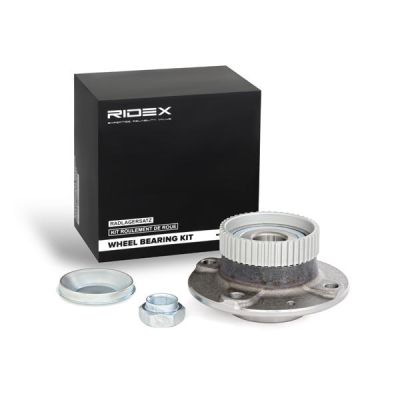 RIDEX Pyöränlaakerit Taka-akseli 654W0314 Pyöränlaakerisarja PEUGEOT,206 Schrägheck (2A/C),206 CC (2D),206 SW (2E/K),206 Stufenheck
