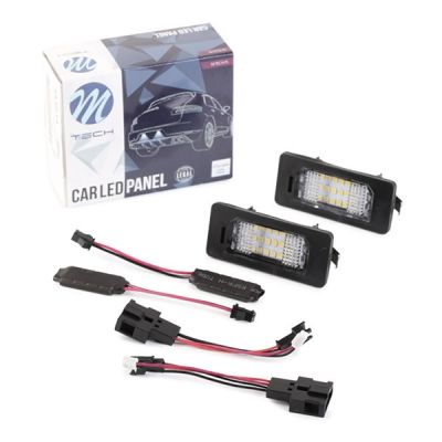 TECH Rekisterikilven Valo LED CLP014 Rekisterivalo AUDI,A4 Avant (8K5, B8),Q5 (8RB),A4 Limousine (8K2, B8),A5 Sportback (8TA),A5 Coupe (8T3)