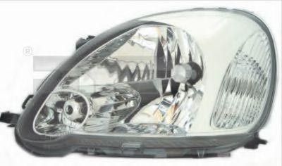 TYC Ajovaloumpio Vasen 20-0354-05-2 Ajovalot,Etuvalot TOYOTA,Yaris Schrägheck (_P1_)