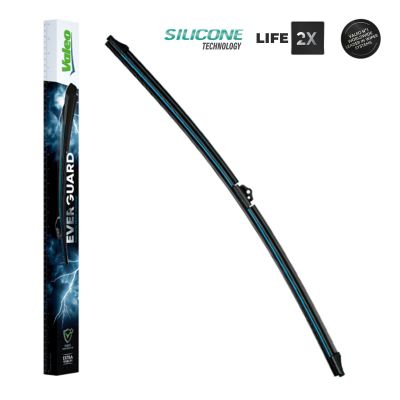 VALEO Pyyhkijänsulat EVERGUARD SILICONE SINGLE Edessä 566011 Tuulilasinpyyhkimet,Pyyhkijät VW,AUDI,MERCEDES-BENZ,Golf V Schrägheck (1K1)
